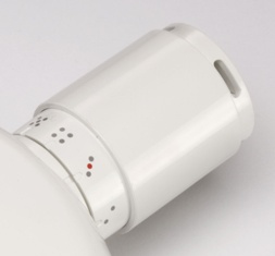 ULTRAHEAT DOMIGNON WHITE LIQUID SENSOR THERMOSTATIC RADIATOR VALVE HEAD, UDW109L
